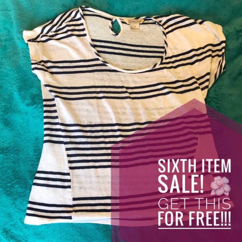 🌺 Lucky Brand striped tee